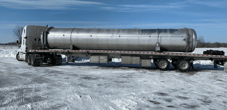 Large autoclaves installed inside the Myzel Organics mushroom facility