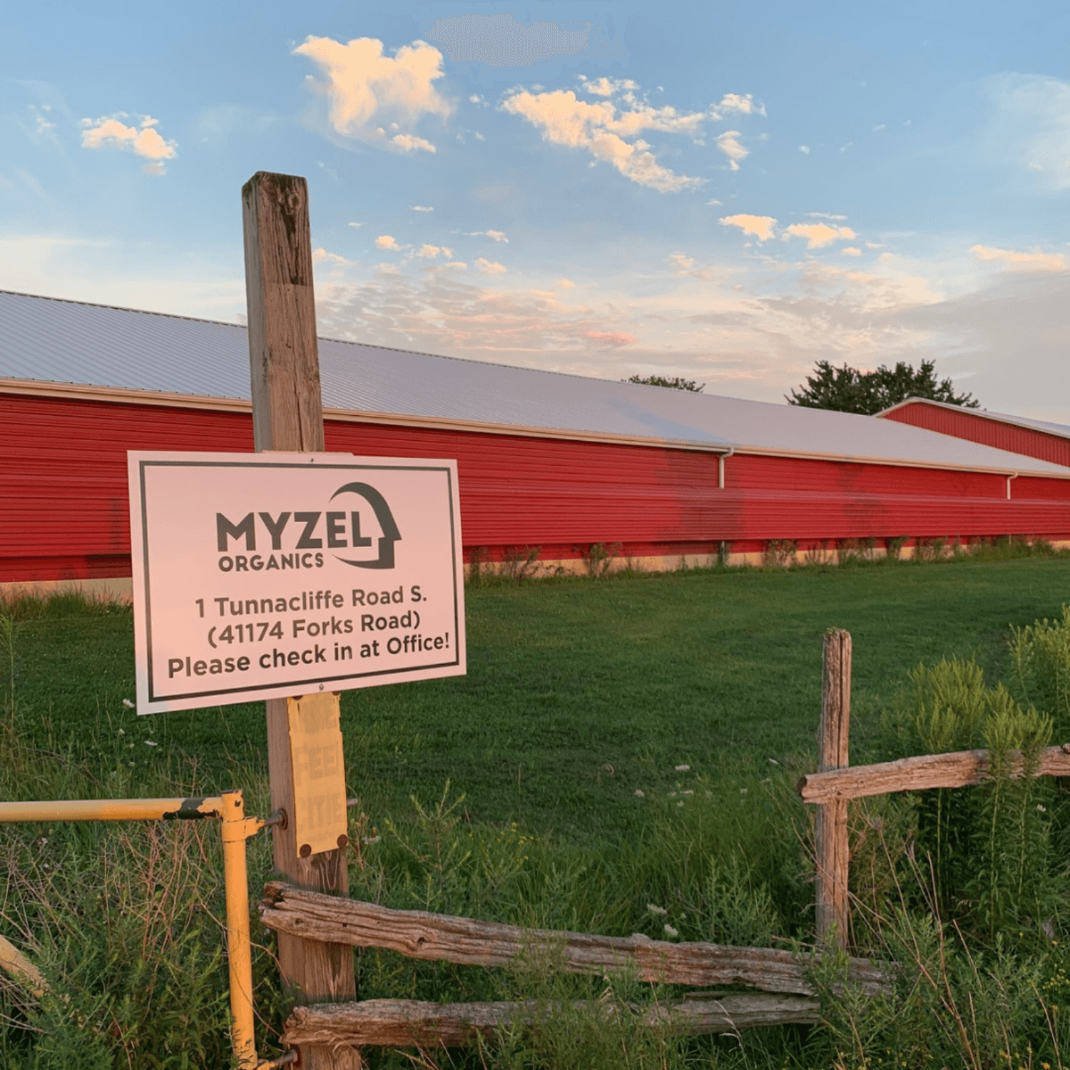 Myzel Organics' mushroom production facility in Wainfleet, Ontario